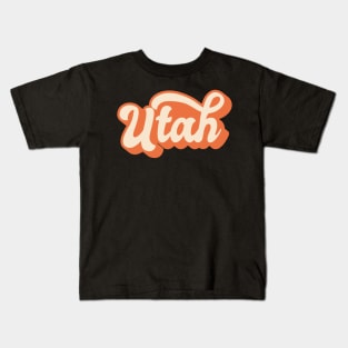 Utah Retro Kids T-Shirt